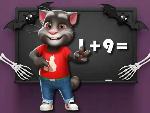 Halloween Tom Math Challenge logo